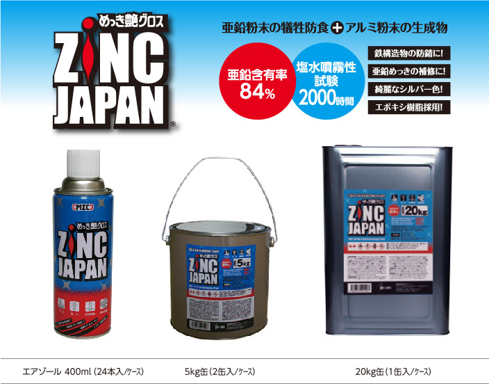 めっき艶グロスZINC JAPAN